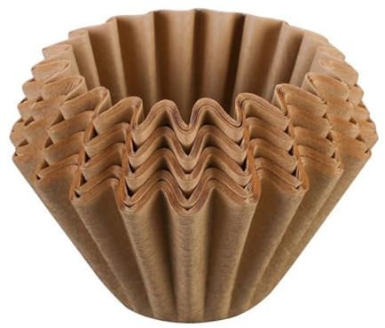 Paquete de 50 filtros de café, filtros de papel para café, cafetera pequeña, cafetera individual, para verter sobre cafeteras, cepillo para sartén (A, talla única)