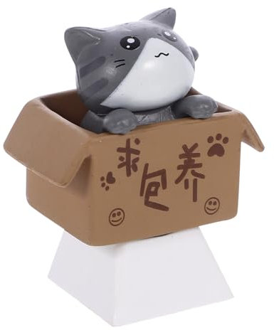 Uonlytech Teclas De Repuesto Teclas para Teclado De Computadora Gatitos Adorables Resistente Teclado Mecánico