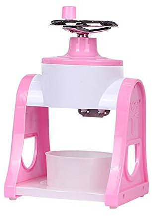 Tritaghiaccio Portatile Fai da Te Creativo, Manuale, a manovella, Mini Macchina per tritare Il Ghiaccio