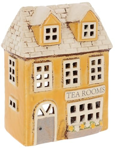 Shudehill Giftware Negozi di ceramiche del villaggio e case di caffè per candele tealight – Camminatori, sale da tè, fioristi e altro (sale da tè)