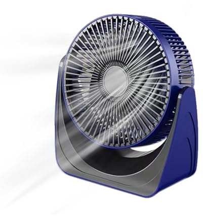 Ventilatori da scrivania compatti | Ventilatore silenzioso di circolazione 'aria per tavolo,Soffiaggio potente con circolazione 'aria regolabile per interni, esterni, auto, casa, camera da