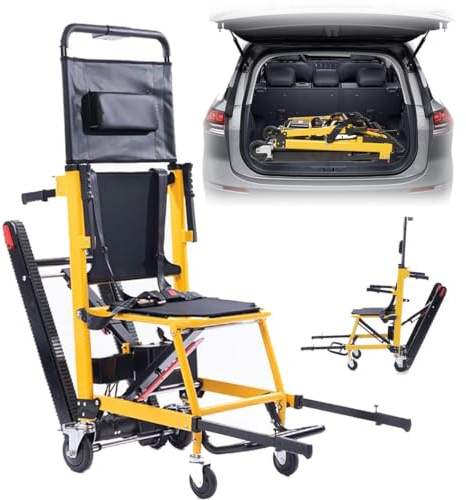 Elektrischer Raupen Treppensteiger Elektrische Treppenrollstühle, Tragbarer Treppenlift, Treppenlifte, Raupen-Treppenrollstuhl, Zusammenklappbarer Tragbarer Treppenstuhl, Zum Auf- Und Abstei