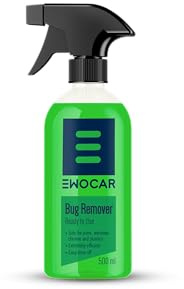 Ewocar Insektenentferner Bug Remover 500ml – Hochkonzentrierter alkalischer Reiniger für Lack, Glas, Chrom & Kunststoff
