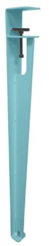 Pieds de table réglables en métal, pieds de serrage en forme de F, faciles à installer, sans perçage, pour meubles en fer, parfaits pour les tables basses et les bureaux avec protections de sol (1