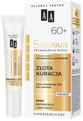AA Tecnologia Age 5Repair 60+ Crema per occhi curativa dorata tonificante e nutriente 15 ml