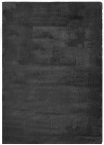 -LUXOR- living Coste - Tapis Moelleux en Fourrure synthétique pour Chambre à Coucher - Idéal pour Une Utilisation comme Descente de lit - Tapis Confortable en Fourrure d'agneau - 80 x 150 cm -