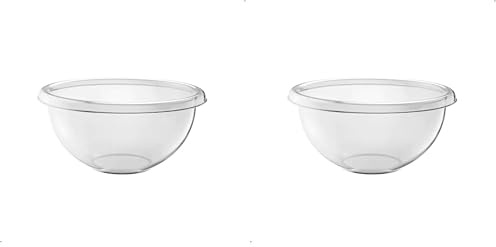 Guzzini Contenitore Season L Happy Hour, Trasparente, Ø29 x h14 cm (Confezione da 2)