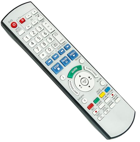 EUR7659YG0 Replaced Remote Control -VINABTY-fit for Panasonic DVD VCD Recorder remote control DMR-EZ25EB DMR-EX75B DMR-EX85EB DMRE-X75EB DMRE-X85EB DMRE-X95V DMRE-X95VEG