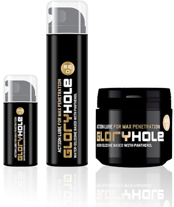 GLORY HOLE Action Lube - Gleitgel für die maximale Penetration! - Gleitgel für Fisting, Fisting Gleitcreme, Anal Gangbang, Anal Größe 200 ml