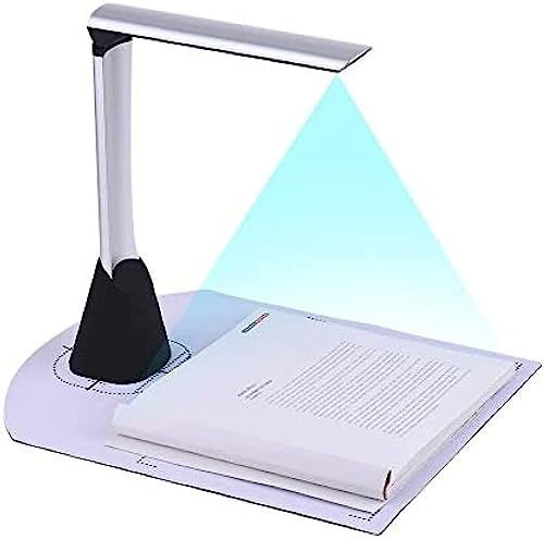 A4 5 megapixel HD-dokumentkamera Dokumentskanner OCR A4-bokskanner Högupplöst presentatör för skolkontorsbibliotek