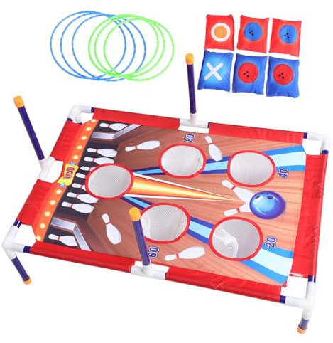 POPETPOP Ebene Sitzsack Wurfspiel Faltbar Aus Robustem Kunststoff Und Stoff Leichtes Softball Wurftraining Für Kinder Outdoor Kindergeburtstag Familien Spiel