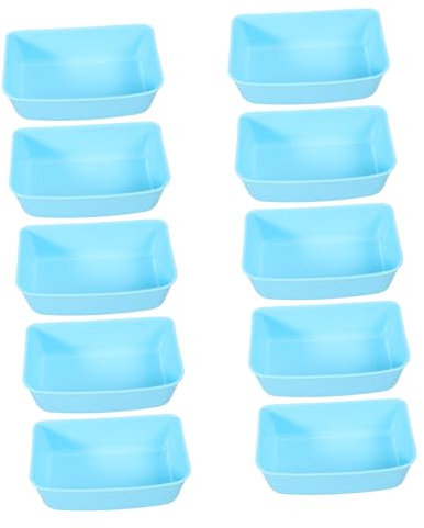 EXHUMKY 10St Pet erhöhter Hundenapf Slow Feeder Hundenapf Futterstation für Hundenäpfe hundezubehör hundefutter Tierfutterbehälter praktischer Kätzchennapf pp Sky-Blue