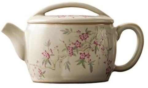 MPOPO Herbal Tea Pot Living Room Decoration Teapot Tea Brewing Home Office Ceramic Tea Brewer Kung Fu Tea Set Tea Kettle Single Pot Loose Leaf Tea Steeper