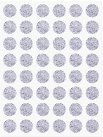 Gosknor 48 Pcs Felt Pads for Cabinet Door, 1/2in Gray Round Quite Cabinet Pads Bumpers Self Adhesive Felt Furniture Pad for Kitchen Furniture Floor Drawers Table Chair
