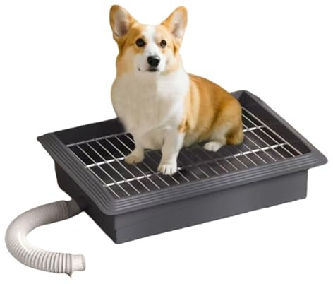 Aseo Bandeja Sanitaria - Inodoro para Perros Interior, Pipican para Razas Pequeñas/Medianas con Limpieza Rápida y Anti-Olor​