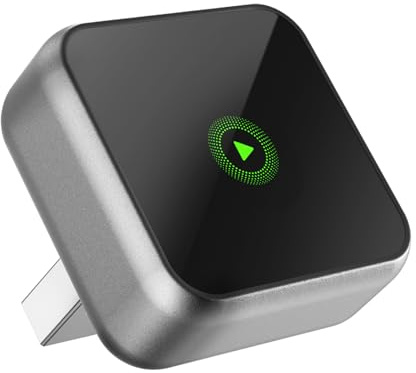 Drahtloser CarPlay-Adapter für Apple iPhone & Android (2025-2026 Upgrade) – Kompakte Größe, Plug & Play, Verbinden Sie Sich mit einem schnellen und stabilen Wireless CarPlay Adapter.