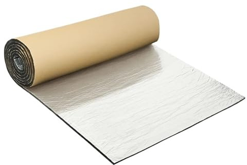 1 Rouleau 4 Mm 18 Pieds Carrés 40 X 420 Cm Mousse D'aluminium Insonorisante Pour Voiture Tapis D'isolation Acoustique Universel tapis d'isolation(4mm 280x40cm)