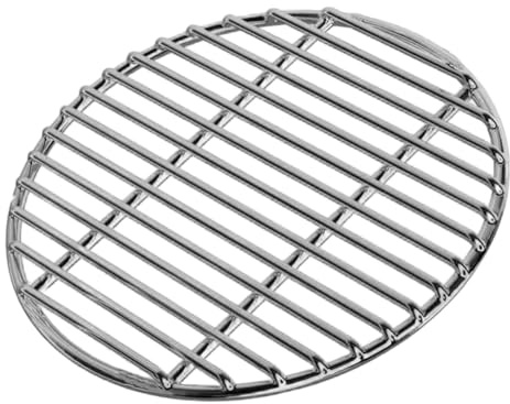 Whyzsjnclg Grille de Gril Ronde, Remplacement des grilles de Gril Plateau Cuisson à Grille Ronde épaissie en Acier Inoxydable 16 Pouces pour Le Camping, Pique-Nique, Jardin, Remplacement des grilles