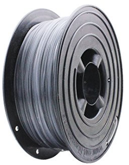 OWL-Filaments 3D Drucker 1kg Filament Rolle PLA 1.75mm 1000g Spule Made in Gemany Premium Qualität (PLA 1,75mm, Grau-Transparent)