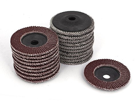Aexit 20pcs 100mm 4' 'Dia 16mm foro per trapano 60 dischi lamellari dischi lucidanti lucidatura ID: 267042