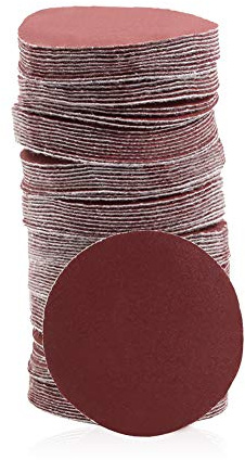 SPEEDWOX 100PCS 2 400 Grit Sanding Discs, Hook and Loop No Hole Sandpaper | 2 Inch Sander Disc No Hole Design, for Drill Grinder Rotary Tools, Wood Metal Paint Sanding