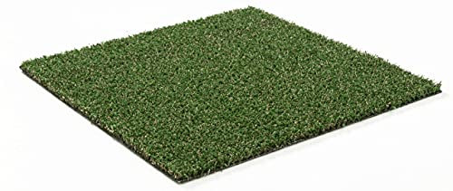 MadeInNature Gazon Artificiel Vert LARZAC, Aspect Naturel Fibres Vertes, Pelouse Synthétique Extérieure, pour Balcon, Terrasse, Nombreuses Dimensions (Largeur 2,00 x Longueur 2,00m)