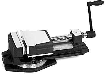 Schraubstock 150 mm Fräs- Maschinenschraubstock auf Drehteller 360° drehbar