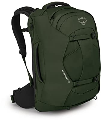 Osprey Farpoint Uomo Zaino da viaggio, 40L, Gopher Green, O/S