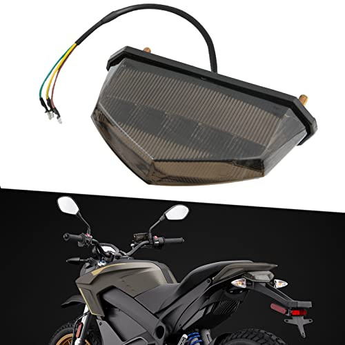 DREAMIZER Motorrad Rücklicht Universal E-geprüft Bremsleuchten 12V 10 Triangle Rücklicht Motorrad Heckleuchte