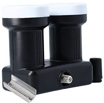 [ Test SEHR GUT, Note 1.2 *] GSS GRUNDIG Monoblock Single LNB Astra Hotbird für 1 Teilnehmer & 2 Satelliten, 1Fach HD 4K LNC für Direktanschluss (Fernseher, Sat Receiver) LMB für Satellitenschüssel