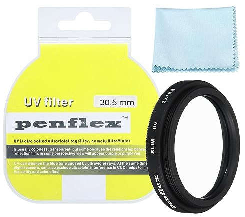 PATIKIL Kameralinsfilter 30,5 mm skyddsfilter smalt | Filter, optisk kameratillbehör i aluminium, kristallklara bilder för filterfotografering bild