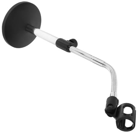 Toyvian Mikrofonständer Tischmikrofonständer mit Verstellbarer Basis und Mikrofonklemme Flexibler Schlauch Stabiler Metallfuß für Meetings und Live-übertragungen