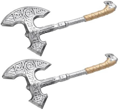 Hohopeti 2 Piezas Hachas de de Pez de Plástico Halloween Accesorios de Decoración de Cosplay Creativos Fiestas Temáticas y Disfraces