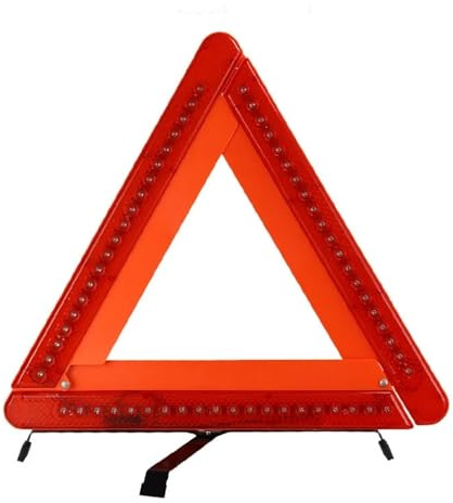Triangolo Di Emergenza Triangolo di segnalazione emergenza for auto, rosso, riflettente, pericolo for la sicurezza stradale, treppiede for , riflettore pieghevole portatile Per Automobile Moto Camper