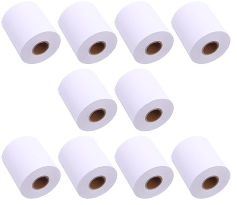 SEWACC Rouleaux de Papier Thermique Médical Monocanal pour Électrocardiographes 50mm X 20m X 10 Rouleaux, Papier Graphique Précis pour Enregistrement Ekg, Fournitures Professionnelles