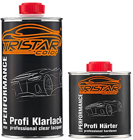 TRISTARcolor 0,75 Liter 2K Klarlack Autolack hochglänzend HS incl. Härter