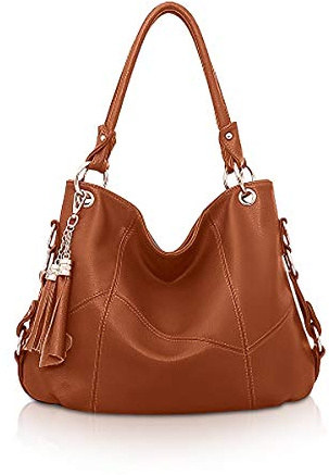 NICOLE & DORIS Borsa Donna Grande Borse a Spalla Borse a Tracolla Elegante Borse Tote Leggera Borsetta PU Pelle Morbida Borsa Hobo con Nappa