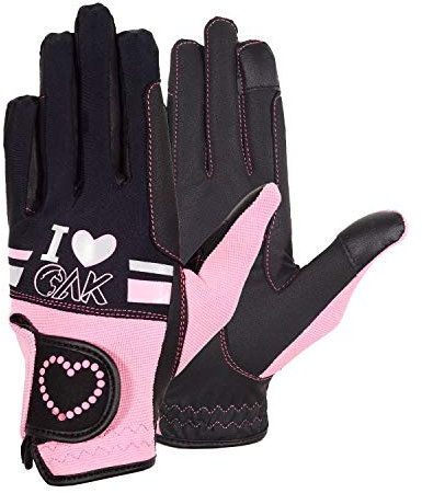 AK Love Reithandschuhe für Damen, Herren und Kinder, für alle Jahreszeiten, Navy/Sky, xxxs