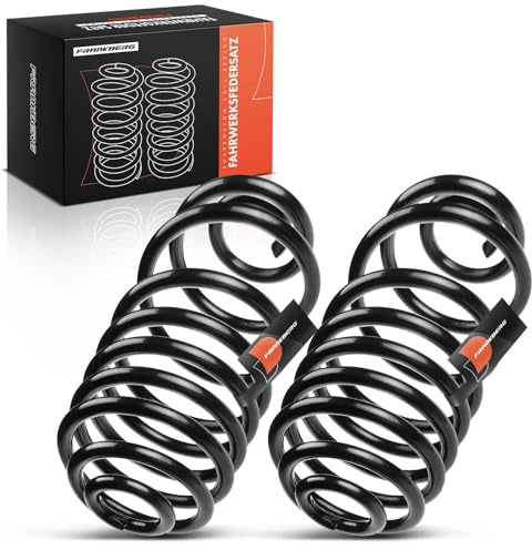 Frankberg 2x Federn Fahrwerksfeder Hinterachse Replace# 8200754873 | Kompatibel mit Kangoo Express FW0/1 1.5L 1.6L 2008-2022 Kangoo/Grand Kangoo KW0/1 1.5L 1.6L 2008-2022