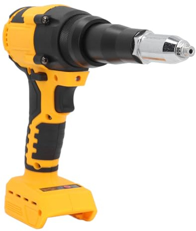 Pyhodi Pistola Remachadora Automática Eléctrica Portátil, Pistola Remachadora Inalámbrica, Kit de Herramientas de Remachadora Ciega sin Escobillas, Herramienta de Remachado Inalámbrica
