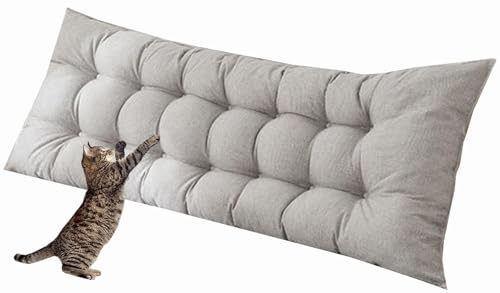 seokor Cojín Grande Sofá, Cojines Respaldo Cintura Soporte Almohada, Lujo Cabecera Cojín, Almohada de Lectura de Sofá, Cojín Grande de Pared,CojíN Lumbar Cama, para Cama, Sofá(N,90x50x10cm)