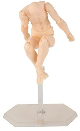 Actionfigur-Körper, Langlebig, Weit Verbreitet, Flexibel, Praktische Zeichenpuppe Zum Malen (Mann #11)