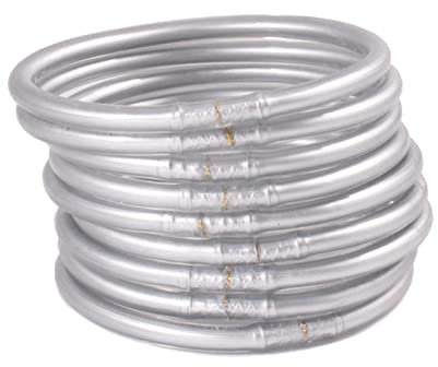 Bracciale in plastica con imbottitura piatta dorata, cinturino in silicone con imbottitura in lamina d'oro, adatto per ragazze estive e donne