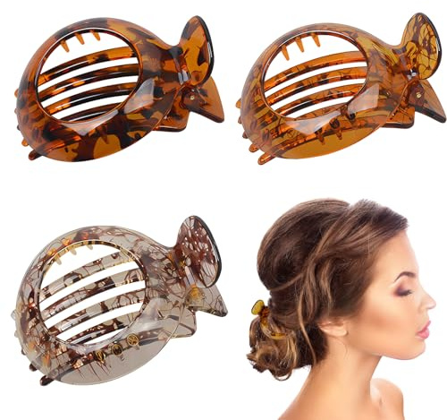 Lot de 3 petites pinces à cheveux pour cheveux fins, antidérapantes, résistantes et résistantes, accessoires pour cheveux pour femmes et filles