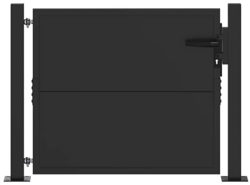 vidaXL Il Cancello da Giardino - Una barriera Esterna Figa per la Tua terrazza, Che Diventa Un Bel Tocco di Paesaggio e aggiunge Un po'di Sicurezza.