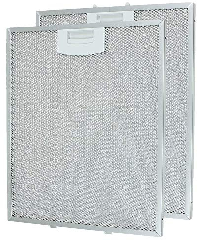 SPARES2GO Vent Extractor Metal Mesh Filters for NEFF Cooker Hood Vent (250 x 310 mm, Pack of 2)