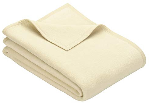 Ibena Porto Sofaschoner 75x200 cm - weich, strapazierfähig & maschinenwaschbar, Sofaschutz weiß einfarbig