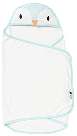 Tommee Tippee Splashtime-Sortiment – Bade-Pucktuch für Babys 0–6 Monate, Percy der Pinguin