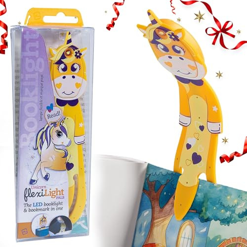 Gifts for Readers & Writers Flexilight Leselampe | 2 in 1 Lesezeichen Buch Licht | LED Clip On Leselampe | Kinder und Erwachsene Buchlampe | Buchzubehör | Geschenk für Leser, Buchliebhaber