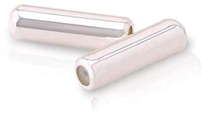 50 Stück Metall-Brosche Stift Rückseite Anstecknadel Endkappe Gummistopfen für Schmuck DIY Zubehör (Silber)